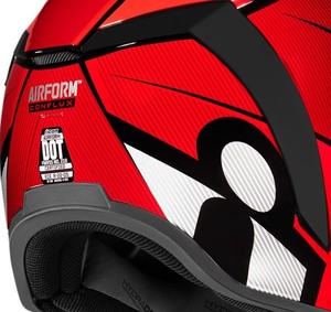  ICON HELMET AFRM CONFLUX RED MD